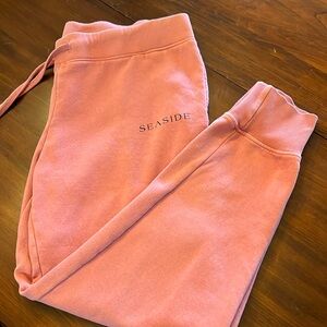 Seaside Sweatpants. Size Large Rose colored